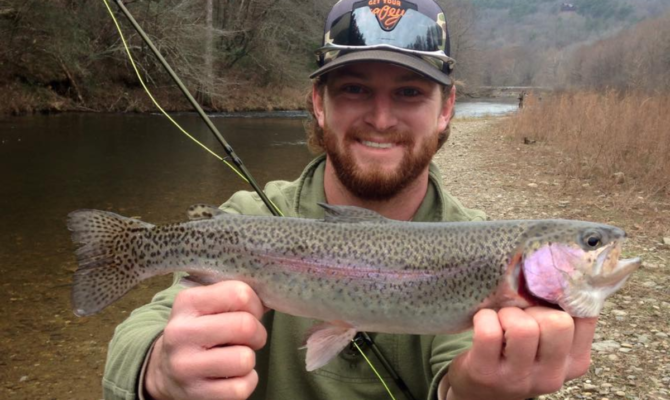 fly fishing, rainbow trout fishing