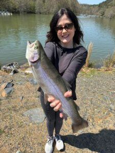 rainbow trout fishing