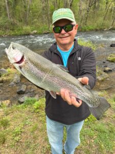 rainbow trout fishing