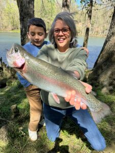 rainbow trout fishing