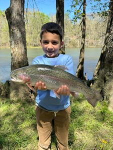 rainbow trout fishing