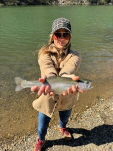 rainbow trout fishing