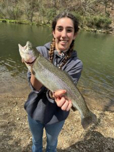 rainbow trout fishing