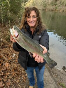 rainbow trout fishing