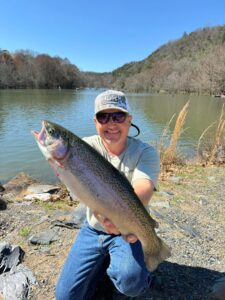 rainbow trout fishing