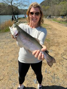 rainbow trout fishing